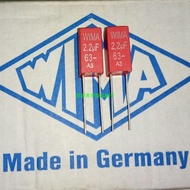 German Red WIMA WIMA 63V 2.2 UF 225 Pitch 5MM Audio Fever Coupling Capacitor Original