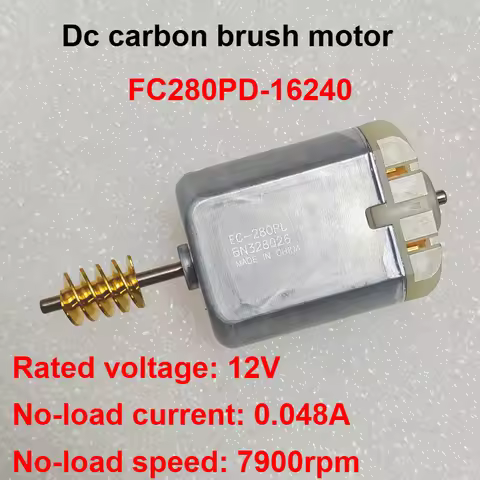Strong magnetic field 12V carbon brush DC motor 280 automotive electrical assembly motor no-load 790