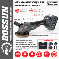 Máy mài pin BOSSUN M21B-AG100PRO-Màu Xám 3 Tốc độ Tự Ngắt Khi Gặp Sự Cố Động Cơ Không Chổi Than