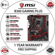 Used MSI B360 GAMING PLUS Motherboard AMD AM4 DDR4 ATX Mainboard (8th/9th Gen Intel Core)