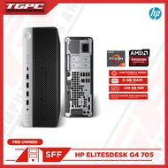 HP EliteDesk 705 G4 Ryzen 3 2200G, 8gb RAM, 120GB SATA, Minipc