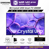 Samsung 43" 50" 55" 65" 75" 85" U8000F Crystal UHD 4K HDR10+ Smart LED TV WAH LEE STORE