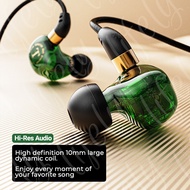 Earphones Deep Bass Wired with Mic 3.5mm Jack, Hi-Def Sound with Frequency up to 20000Hz PDCG