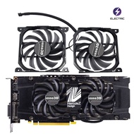 พัดลมระบายอากาศวิดีโอการ์ด CF-12915S สำหรับ INNO3D GeForce GTX 1070 1070Ti 1080 1080Ti P104-100 X2คู