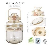 730ML 1000ML 1L Water Drinking Bottle with Handle Botol Air Kid Budak Besar Plastic Bottle Sport Gym