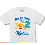 Baby shark birthday t-shirt