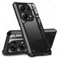 Redmi Note13 Not 13 Pro 4G Case Transparent Acrylic Armor Shockproof Coque For Redmi Note 13 Pro 4G 