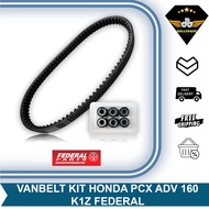 Vanbelt V Belt Fanbelt Kit Set PCX ADV 160 CBS ABS K1Z Federal FP-231PA-K1Z-2700