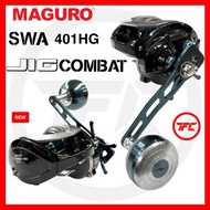 New MAGURO JIG COMBAT SWA 401HG Overhead Baitcast Jigging Reel Mesin Pancing BC Fast Slow JIGCOMBAT