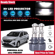 PERODUA ALZA 2014 - PRESENT LED Headlight Lampu LED Kereta Car LED Mini Projector H7 LED Headlight P