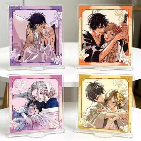 Firefly Wedding Kirigaya Satoko Goto Shinpei Rectangle Acrylic Stand Model Plate Keychains Bedroom D