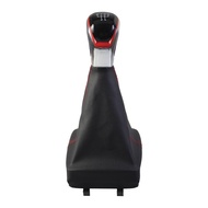premium-New Gear Shift Knob for VW Polo 9N 9N2 2002-2009 with Lever Shifter PU Boot Cover