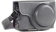MegaGear MG1261 Ever Ready Leather Camera Case compatible with Panasonic Lumix DC-ZS80, DC-ZS70, DC-