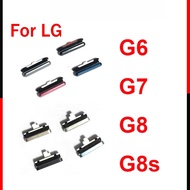 New high quality Power Volume Side Buttons For LG G6 G6 ThinQ G7 G7 ThinQ G8 G8S On Off Power Volume Small Side Keys Repair Parts