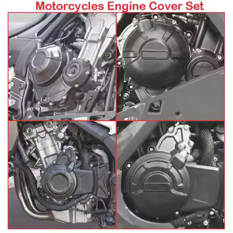 Fit For Honda CBR500R CB 500X 500F ABS 2019-2024 Motorcycle Accessories Secondary Engine Case Cover 