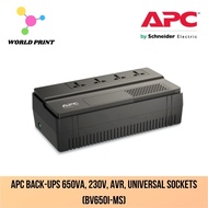 APC Back-UPS 650VA, 230V, AVR, Universal Sockets (BV650I-MS)