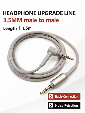 Replacement Headphone Audio Cable Cord Aux Wire for Sony WH-1000XM6 XM5 XM4 CH700N MDR-1000X MDR-XB9