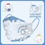 Ready Stock 50PCS 3D Kids Mask 4-12 Year Face Mask For Kids 3ply 3D Protective Kids Mask Individual 