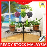 💥CLEAR STOCK💥 Rak Bunga 3 Tingkat 3 Tier Flower Rack Stand For Pot Plant Garden Balcony Triangle  0141