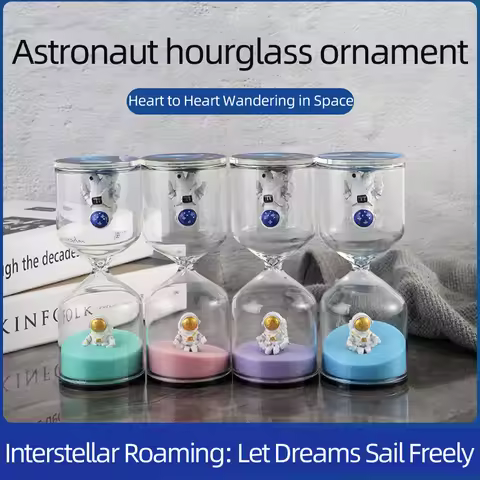 5/10/15/30 Minute Hourglass Sand Timer Colorful Hour Glass Sandglass for Kids Plastic Sand Clock Des