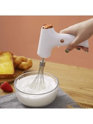 1入組usb充電式無線電動蛋拂子小奶油自動攪拌器,適用於家庭烘焙