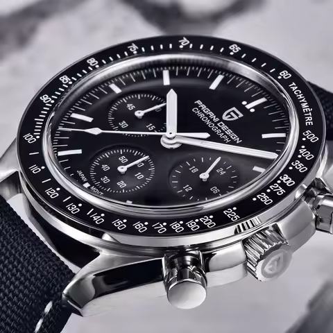 PAGANI DESIGN 2026 New Men's Watches Top Brand Luxury Quartz Watch For Men Date Speed Chronograph VK