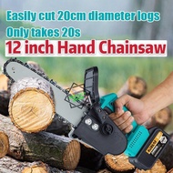 4inch/ 6inch / 10inch / 12inch Cordless Chain Saw Electric Single Hand Saw Woodworking Wireless Chainsaw Electric Single