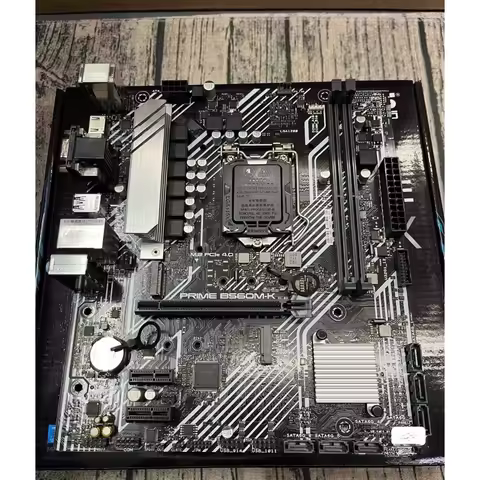 Used For ASUS PRIME B560M-K LGA1200 B560 DDR4 M.2 PCIe 4.0 Motherboard Color Box