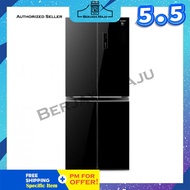 Sharp 480L French Door Inverter Refrigerator SJF489GK (Black)