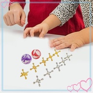 [meteorbdMY] Jacks Game with Ball Fun Board Games for Kids for Family Game Night Stocking Stuffers E