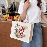 Designed printed canvas bag - beautiful canvas bag as a gift a-tdayb2051