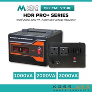 KOSS AVR HDR PRO 1000+ 1000VA / HDR PRO 2000+ 2000VA / HDR PRO 3000+ 3000VA AUTOMATIC VOLTAGE REGULA