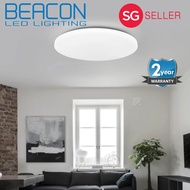 BEACON LED 48W 50cm Ceiling Light - Full Frosted Matt Cover - Magnetic Panel / Tri Colour - up to 2