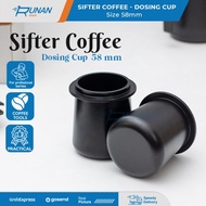 Dosing Cup 58mm Portafilter Black - Barista Dosing 58mm EspressoRing