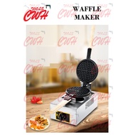 SINGLE DOUBLE HEAD STOVE GAS ELECTRIC ROUND TYPE WAFFLE MAKER BAKER MESIN BUAT WAFEL WAFER MAKER