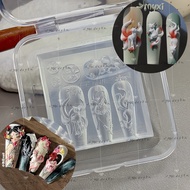Silicone nail 9-tailed fox mold