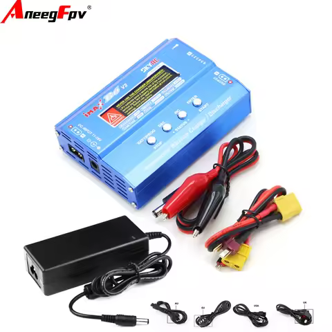 SKYRC IMax B6 V2 Digital LCD Lipo NiMh 3S battery Balance Charger With AC POWER 12v 5A Adapter for R