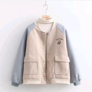 Baby Bear Baseball Jacket - Women's Baseball Jacket