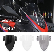 Motorcycle Accessories Acrylic Front Windshield Windscreen Covers Kit For Aprilia RS457 rs457 RS 457
