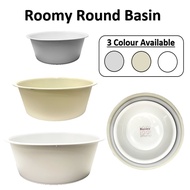 Roomy Round Basin/ Besen Plastik/ Round Plastic Wash Basin / Basin Cuci Sayur/ Basin Plastik Cuci Sa