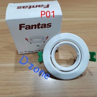 Kap Lampu downlight MR16 corong MR16/housing halogen MR16 fantas P01