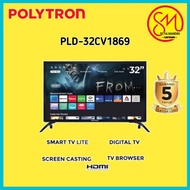 POLYTRON LED TV 24/32CV1869 / 40CV8969 SMART DIGITAL 24/32/40 INCH FREE VIDEO &amp; MOLA TV