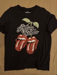 The Rolling Stones Vintage Tee 滾石樂隊黑色T恤 櫻桃Logo 古着 古著 USA JAPAN