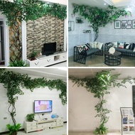 Simulation Leaves Branches Vines Fake Leaves Living Room Indoor Green Plants Potted Vines Fake Flowe