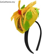 GOG Mini Mexican Taco  French Fries Hats Men Felt Taco Hat For Adults Fast Food Halloween Costume Pr