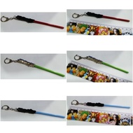 READY STOCK STAR WARS LUKE SKYWALKER GREEN RED BLUE LIGHTSABER KEYCHAIN