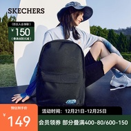 斯凯奇skechers书包大学生百搭电脑包运动双肩包 L122U183 碳黑/0018 均码