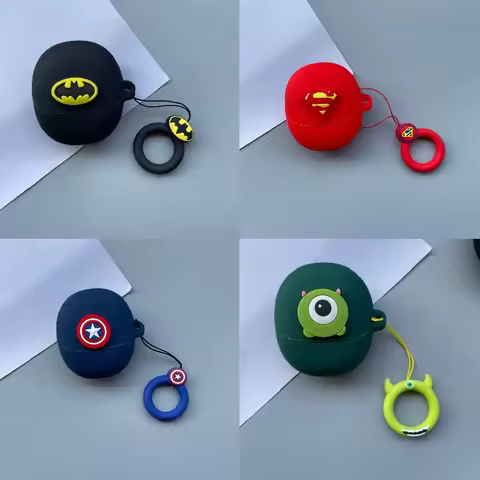 DIY Cartoon Silicone Soft Case Cover for QCY MeloBuds Pro True Wireless Bluetooth Earphone Protectiv