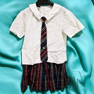 銅鑼灣 聖保祿中學 SPCS 夏季 校服 校裙 鞋 女生 二手
