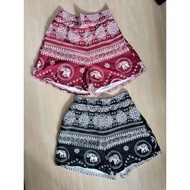 Elephant Pattern Shorts
